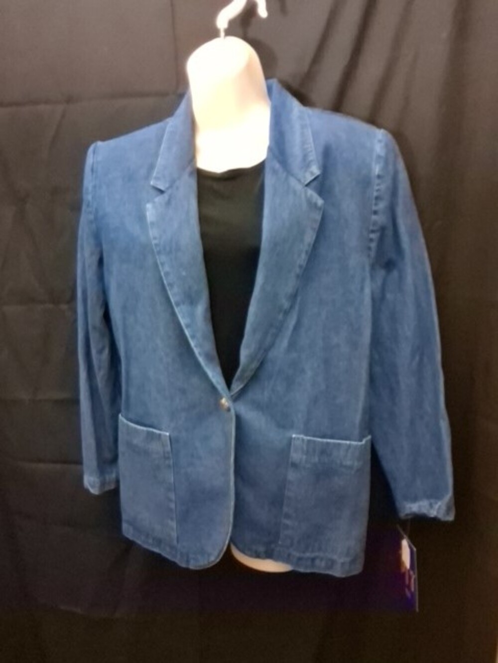 Nwt Tofy Women's Jean Jacket Blazer 12P